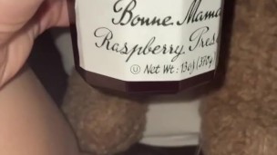 UR MOM’S RASPBERRY HOME JAM&MY TEEN PINK PUSSY&GLASS DILDO-AMATEUR-ARABIAN SNOWWHITE-LOS ANGELES G